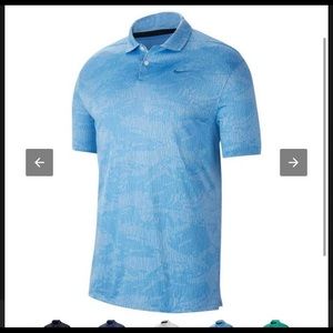 NIKE DRI-FIT VAPOR CAMO POLO XL